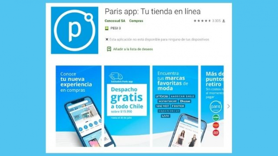 nueva app de Paris