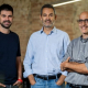 Rubén Ferreiro (CEO), Joan Miró (Director General) y Joaquim Coll (Director del Área de operaciones) de la consultora Kraz