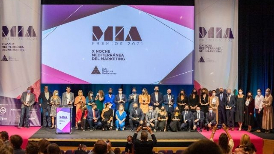 ganadores de los Premios MIA 2021 del Club de Marketing del Mediterráneo