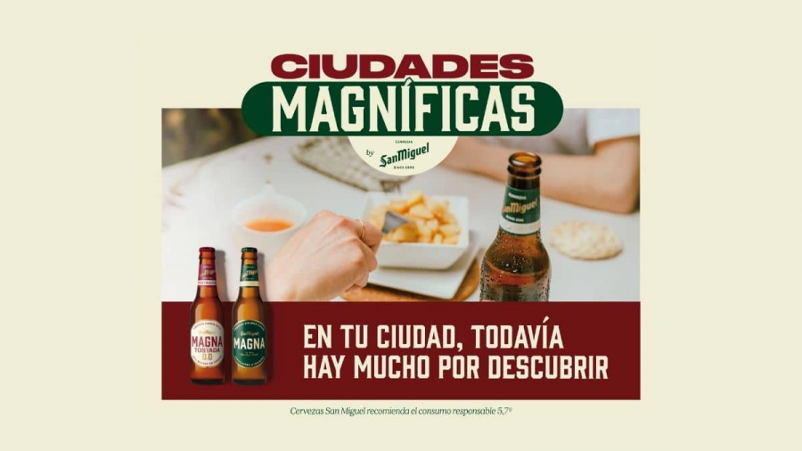 campaña Ciudades Magníficas 2022 de Cervezas San Miguel