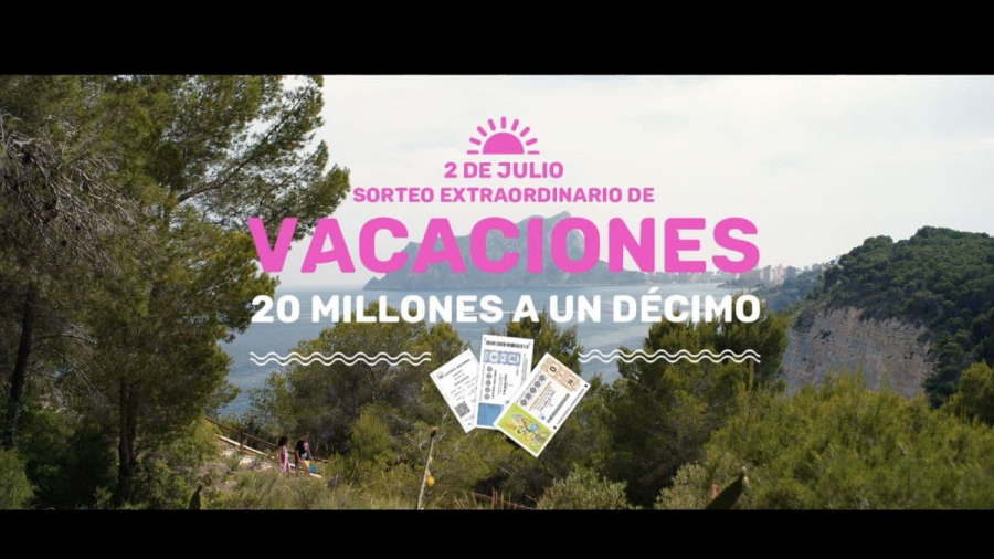 campaña 'Algo pasa en vacaciones' del Sorteo Extraordinario de Vacaciones 2022 de Loterías