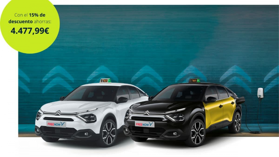 acuerdo entre FREE NOW y Citroën para impulsar la electrificación del taxi