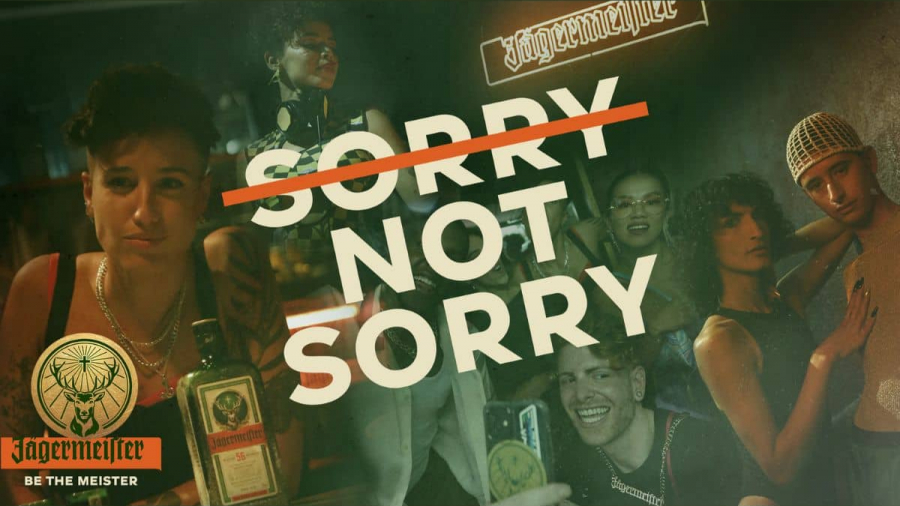 Campaña Sorry not Sorry de Jägermeister