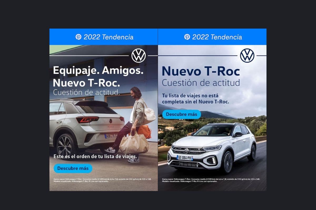 VW España lanza su primera campaña combinada en Pinterest