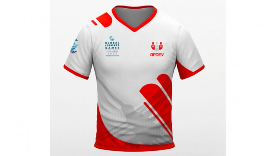 camiseta de Perú en los Global eSports Games 2022