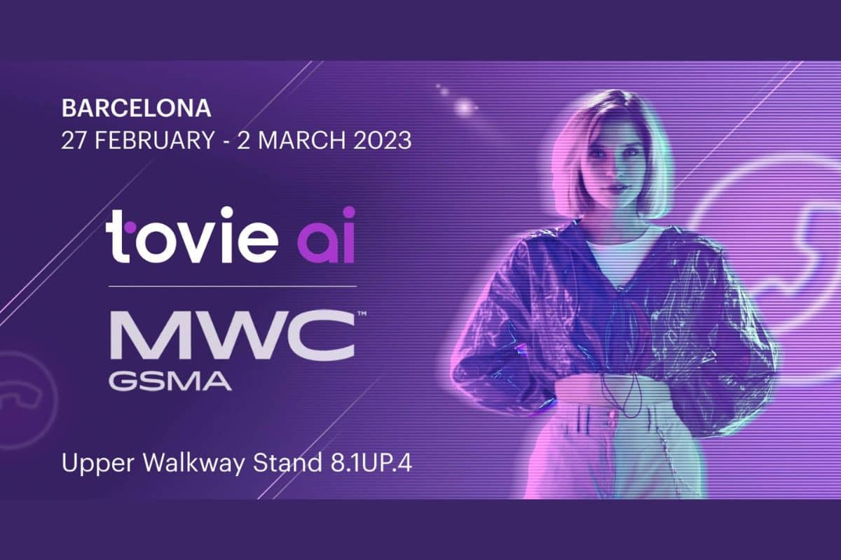 Tovie AI estará en el Mobile World Congress Barcelona 2023