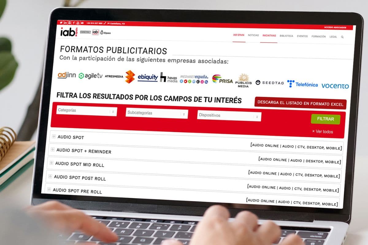 Buscador Online de Formatos Publicitarios de IAB Spain