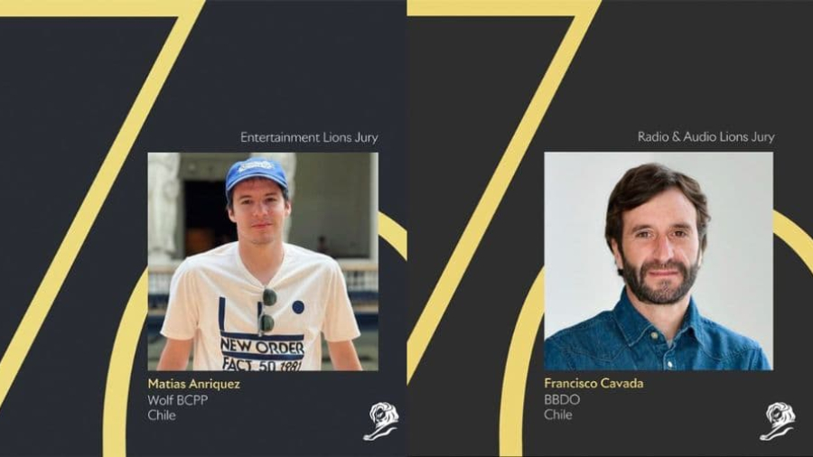 Matías Anríquez y Francisco Cavada serán jurados Shortlist en Cannes Lions 2023