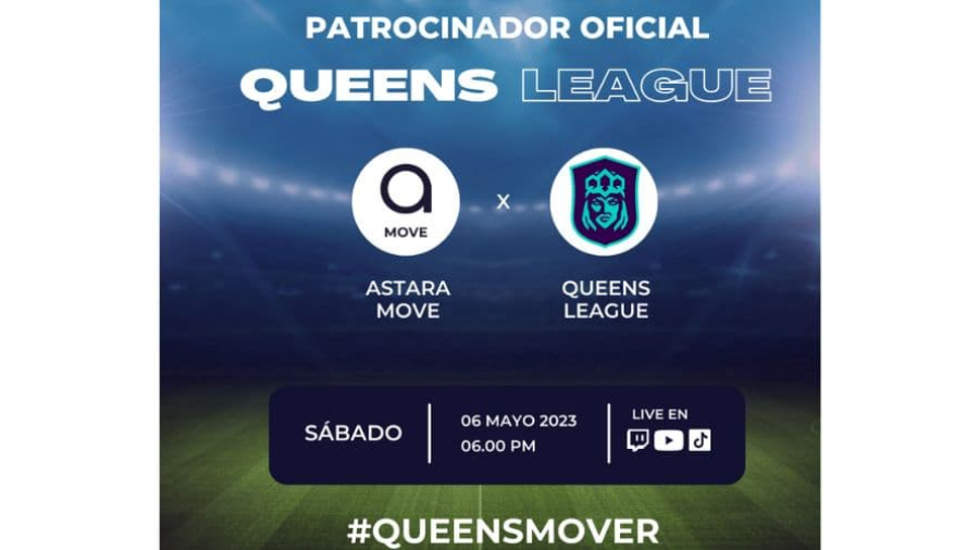 astara Move será patrocinador oficial de la Queens League Oysho