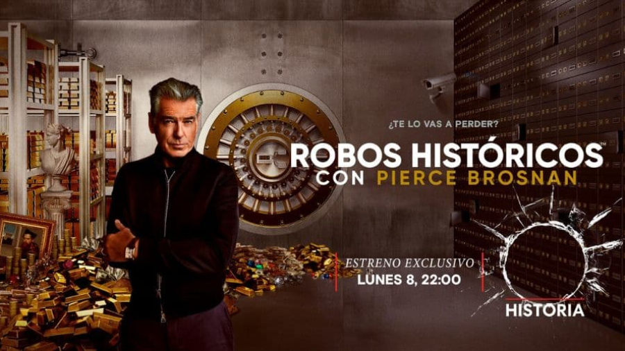 Canal HISTORIA estrena el programa Robos históricos con Pierce Brosnan
