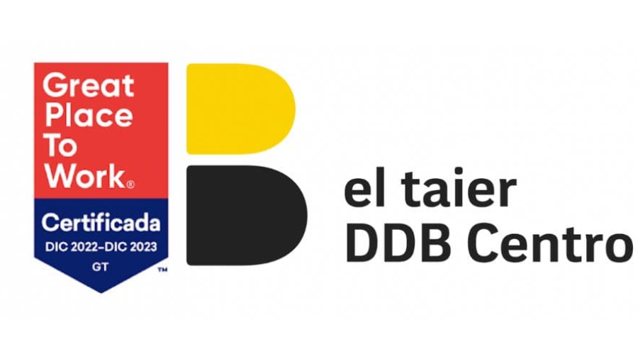 El taier DDB Centro es Great Place to Work en Guatemala 2023