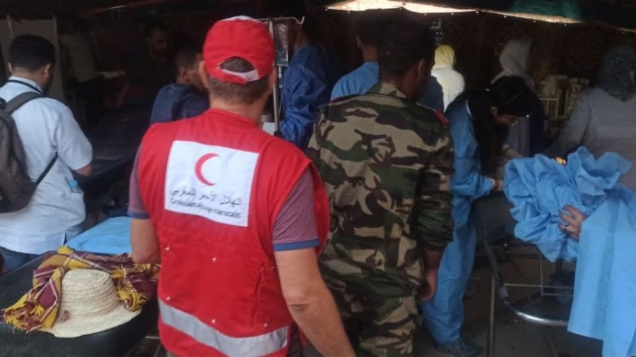 Cruz Roja en Marruecos