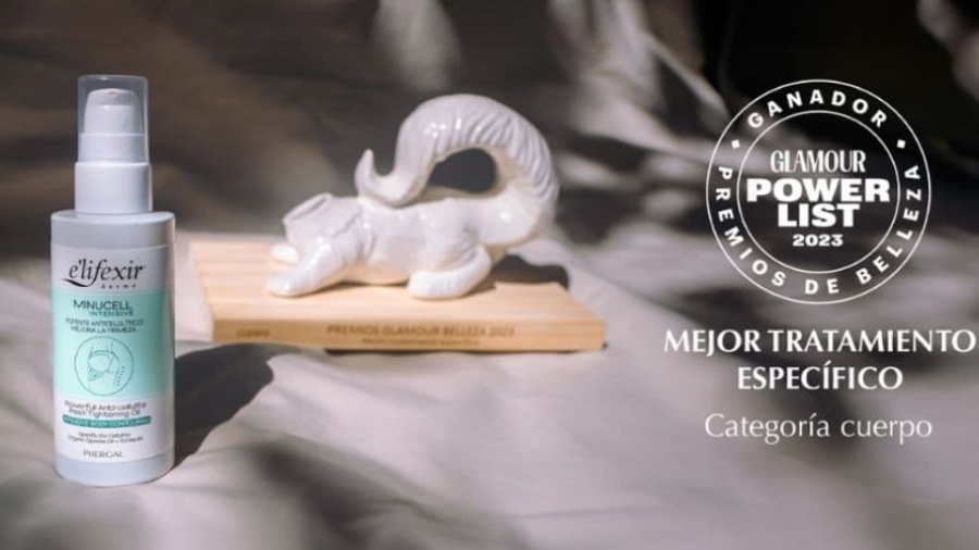 E'lifexir Minuceli Intensive Aceite gana el premio 'Mejor Tratamiento Específico en la categoría Cuerpo de los Premios Glamour Belleza 2023