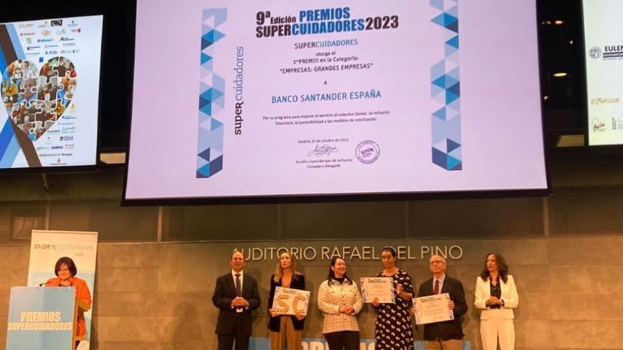 Banco Santander gana el premio Supercuidadores 2023