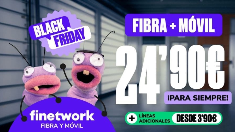campaña del Black Friday 2023 de Finetwork