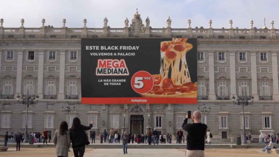 Campaña del Black Friday 2023 de Telepizza