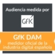 Sello de Audiencia Medida by GfK DAM