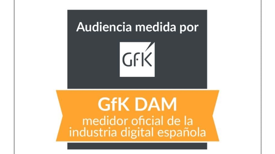 Sello de Audiencia Medida by GfK DAM