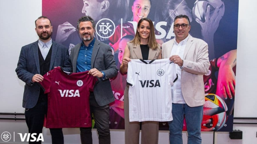 Visa patrocinador principal del equipo femenino DUX Logroño