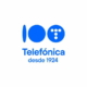 Logotipo del cien aniversario de Telefónica