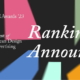 Rankings Creativos de los ADCE Awards 2023