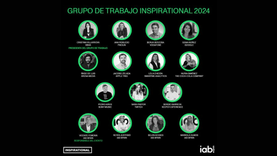 Grupo de Trabajo del Inspirational 2024 de IAB Spain