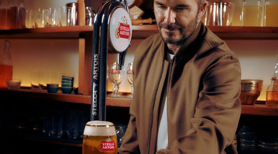 David Beckham embajador global de marca de Stella Artois