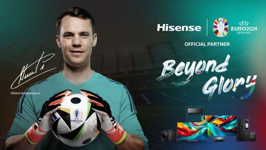 Manuel Neuer protagoniza la campaña Beyond Glory de Hisense para la Eurocopa 2024