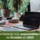 Ranking Merco de empresas más responsables en Ecuador en 2023