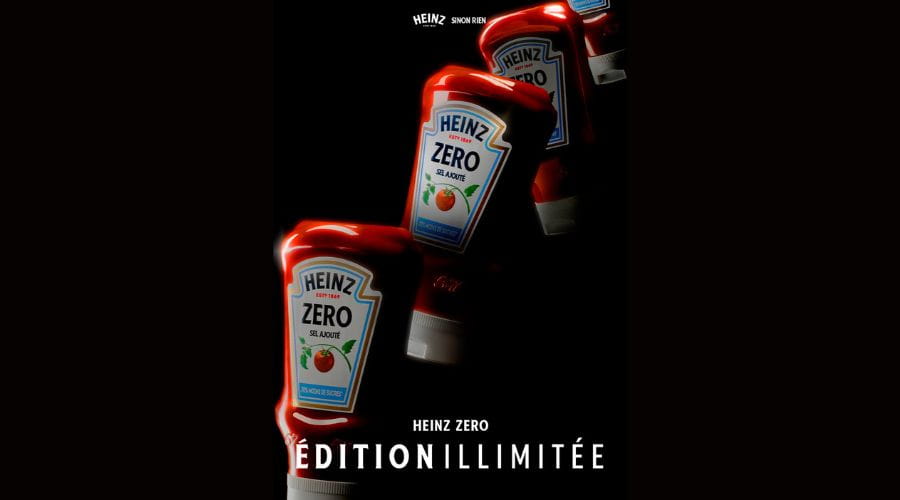 Edición limitada del kétchup Heinz Zero
