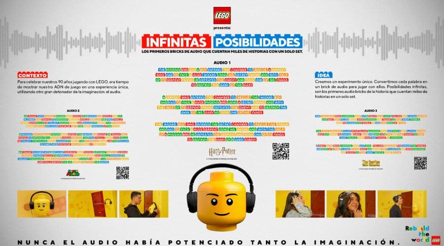 Experimento Infinitas posibilidades de Lego
