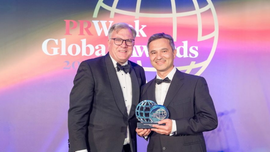 Miguel Lucas en PRWeek Global Awards 2024