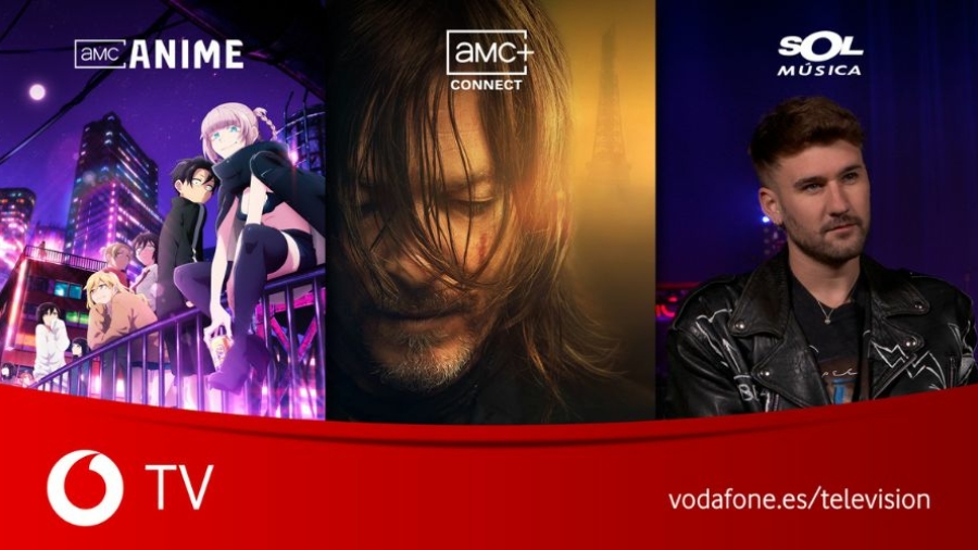 AMC Networks lanzará AMC+ Connect, AMC Anime y Sol Música en Vodafone TV