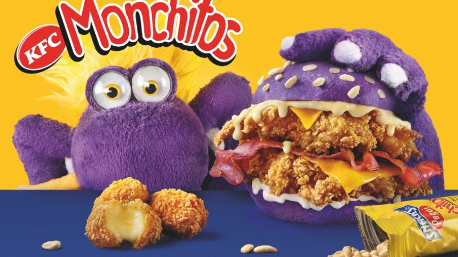 Menú La Monstruosa de KFC con Monchitos
