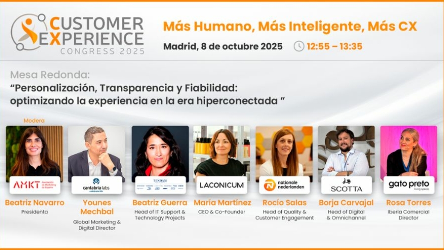 Mesa de debate del CX Congress 2025