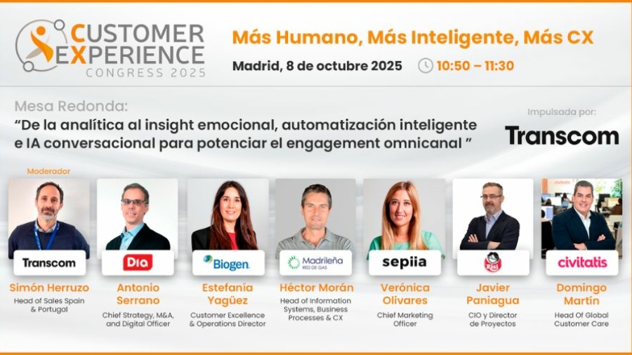 mesa redonda de analítica del CX Congress 2025