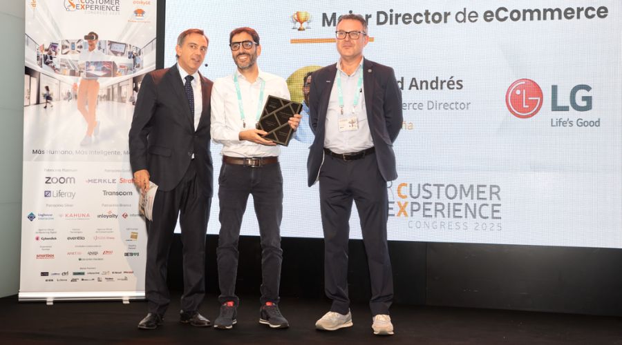 Premios CX Congress 2025 galardonan a David Andrés de LG España