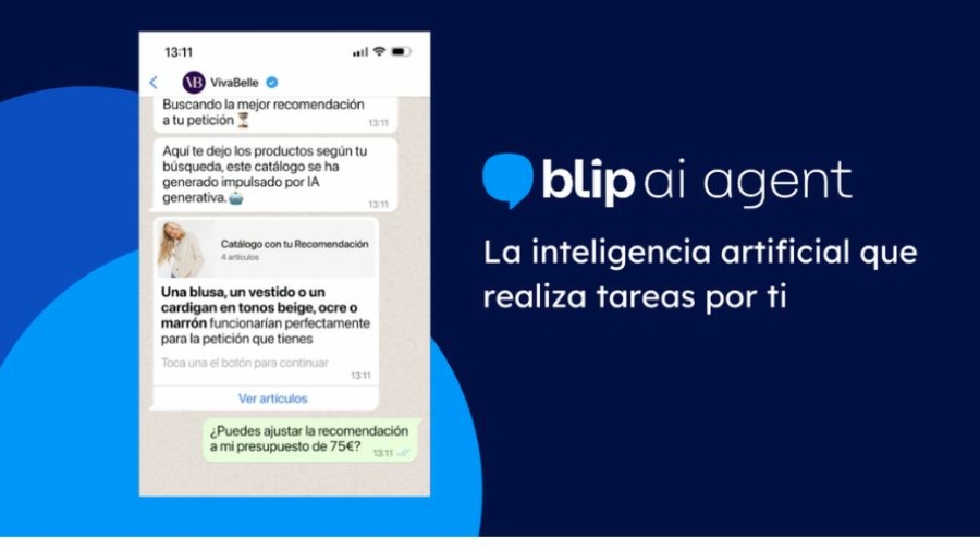 Blip lanza en España la solución Blip AI Agent