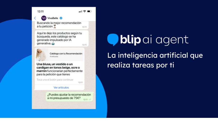 Blip lanza en España la solución Blip AI Agent