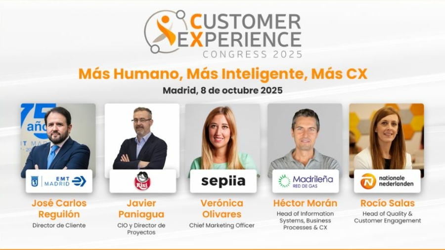 speakers de una mesa redonda del CX Congress 2025