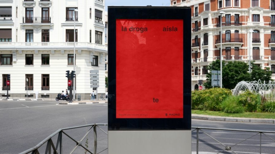 campaña de sensibilización contra las drogas del Ayuntamiento de Madrid