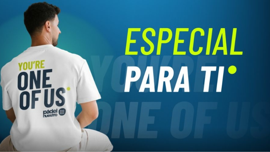 Pādel presenta el claim Eres uno de nosotros