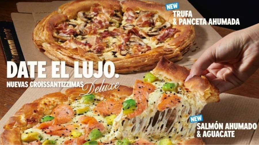 Nuevas recetas Croissantizzimas de Domino's Pizza