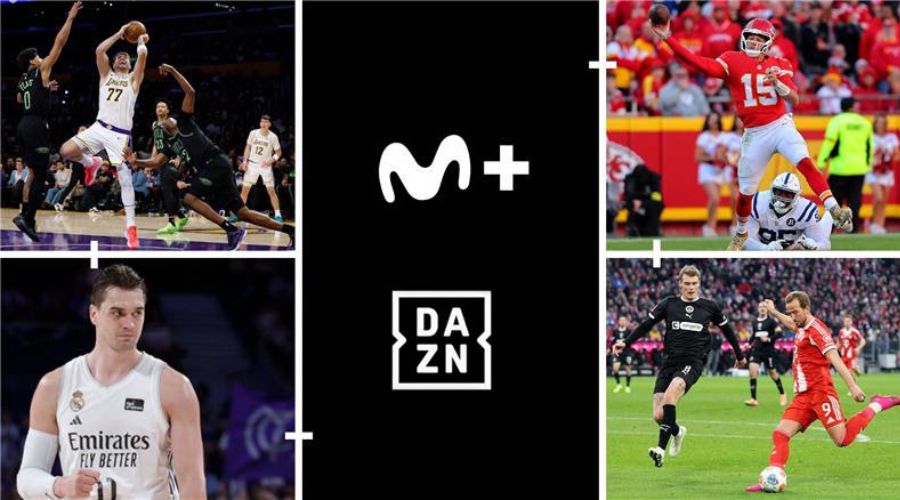 Movistar Plus+ amplía su alianza para emitir contenidos deportivos de DAZN