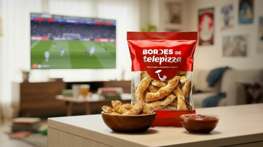 Telepizza celebra el Día de los Inocentes 2025 con bordes de telepizza como snacks