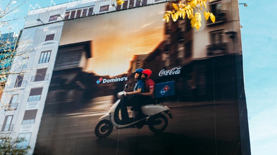 Campaña Coca-Cola y Domino's Pizza