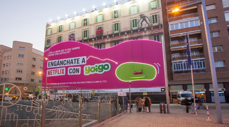 Campaña Engánchate a Netflix con Yoigo