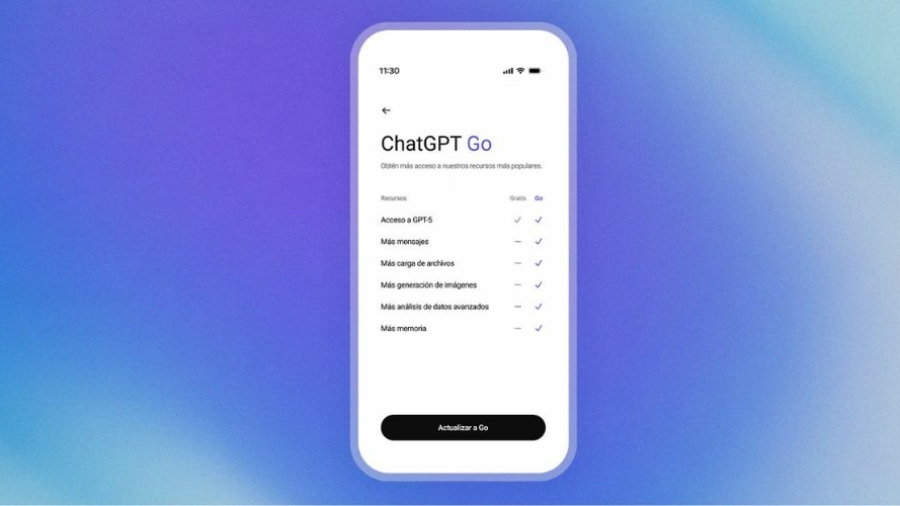 plan de suscripción ChatGPT Go