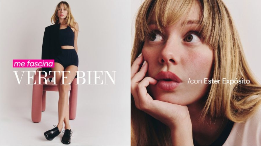 Ester Expósito protagonzia la campaña Me fascina verte bien de Ripley