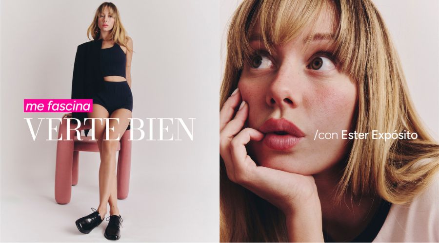 Ester Expósito protagonzia la campaña Me fascina verte bien de Ripley